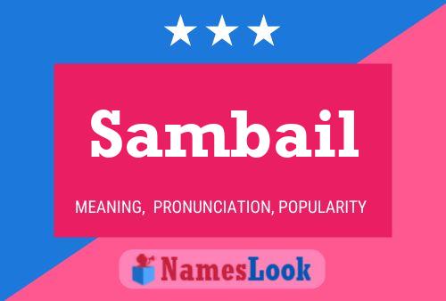 Sambail Name Poster