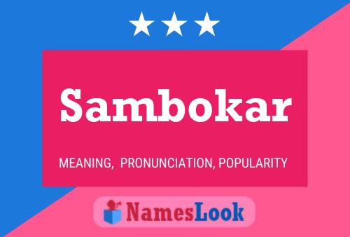 Sambokar Name Poster