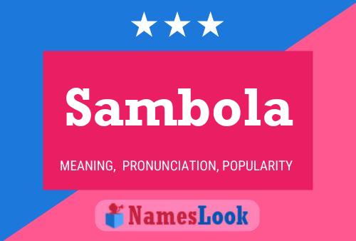 Sambola Name Poster