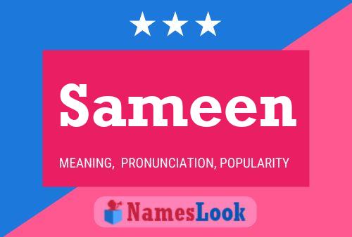 Sameen Name Poster