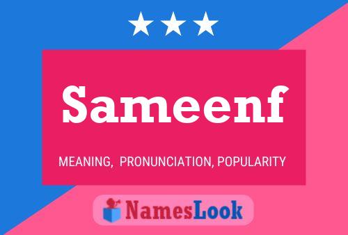 Sameenf Name Poster