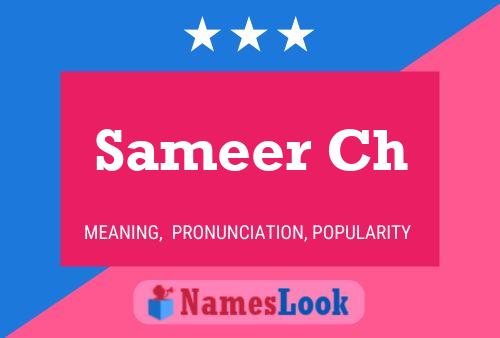 Sameer Ch Name Poster