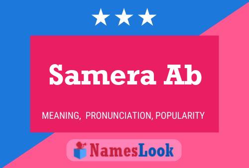 Samera Ab Name Poster