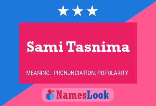 Sami Tasnima Name Poster