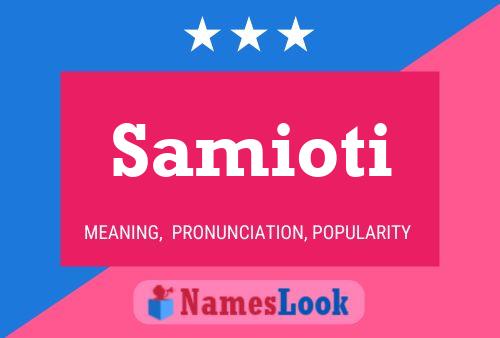 Samioti Name Poster