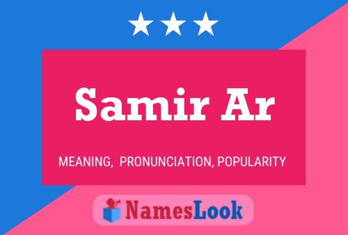 Samir Ar Name Poster