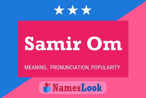 Samir Om Name Poster