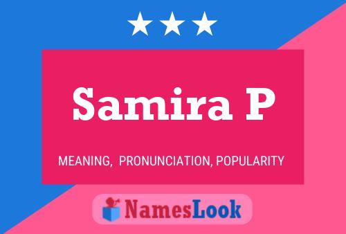 Samira P Name Poster