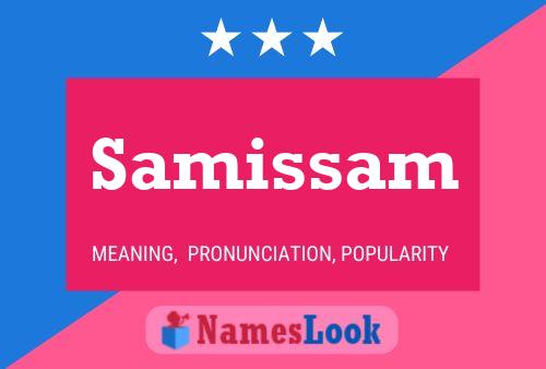 Samissam Name Poster