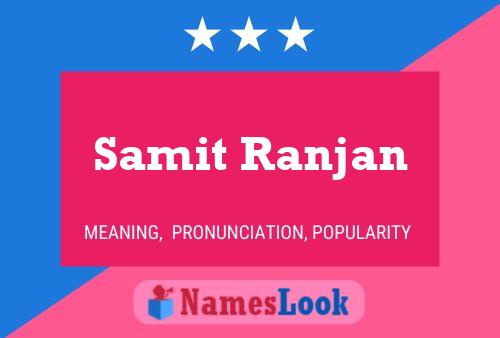 Samit Ranjan Name Poster