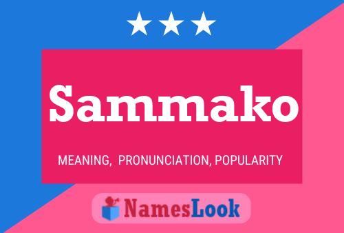 Sammako Name Poster