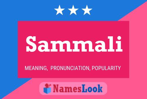 Sammali Name Poster