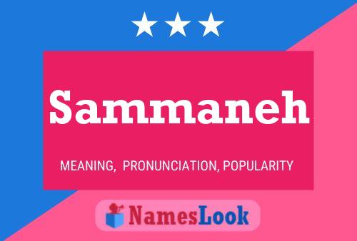 Sammaneh Name Poster