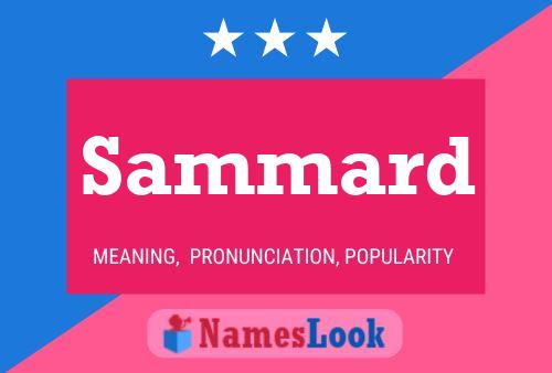 Sammard Name Poster