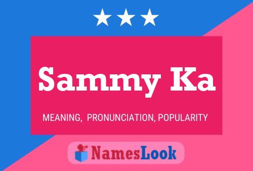 Sammy Ka Name Poster