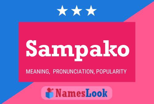 Sampako Name Poster