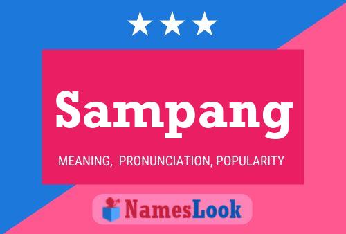 Sampang Name Poster