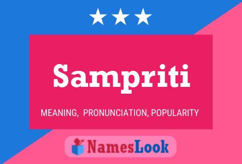 Sampriti Name Poster