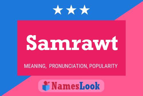 Samrawt Name Poster