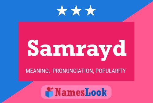 Samrayd Name Poster