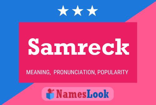 Samreck Name Poster