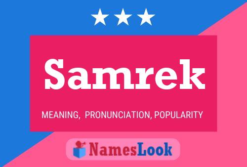 Samrek Name Poster