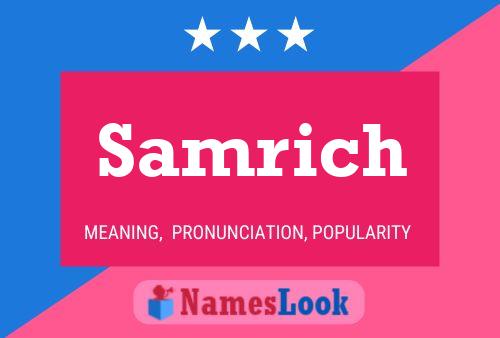 Samrich Name Poster