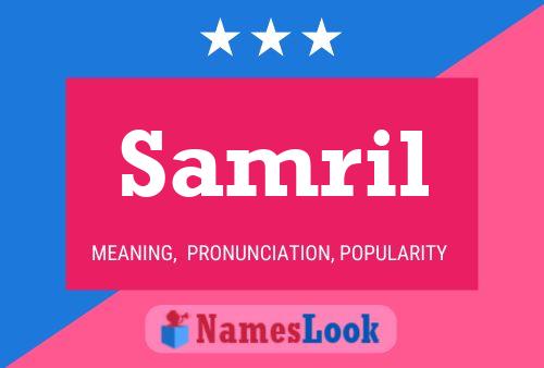 Samril Name Poster