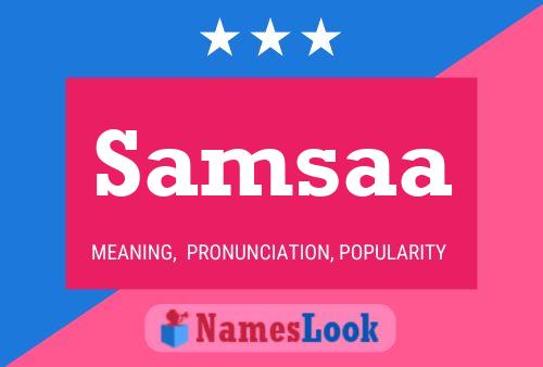 Samsaa Name Poster