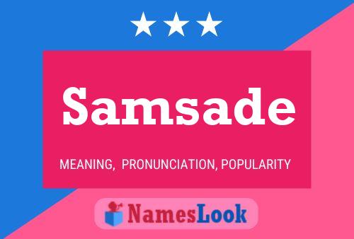 Samsade Name Poster