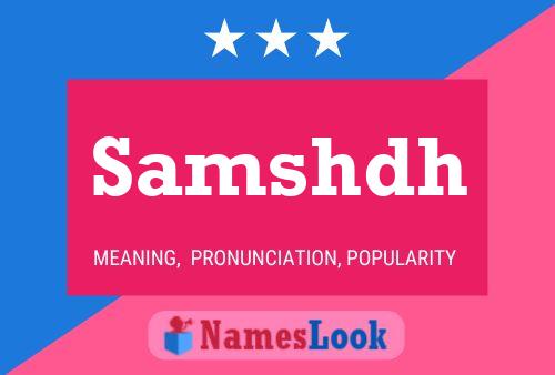 Samshdh Name Poster