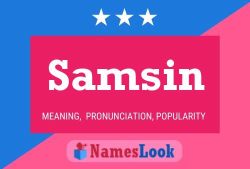 Samsin Name Poster