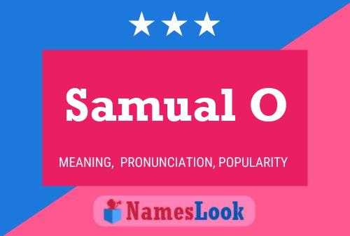 Samual O Name Poster