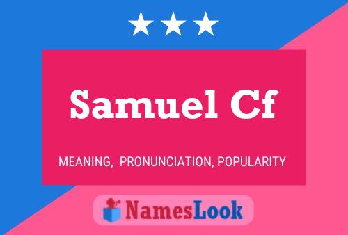 Samuel Cf Name Poster