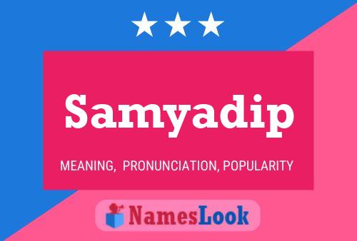 Samyadip Name Poster