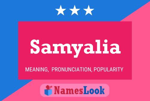 Samyalia Name Poster