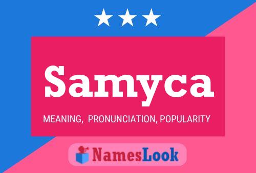 Samyca Name Poster