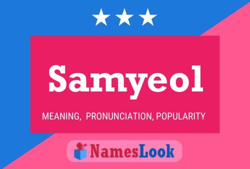 Samyeol Name Poster