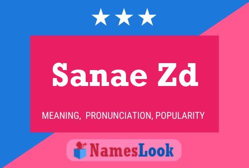 Sanae Zd Name Poster