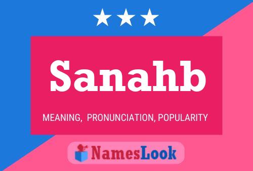 Sanahb Name Poster