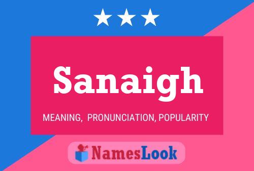 Sanaigh Name Poster