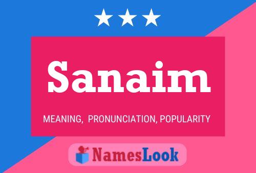 Sanaim Name Poster