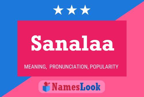 Sanalaa Name Poster