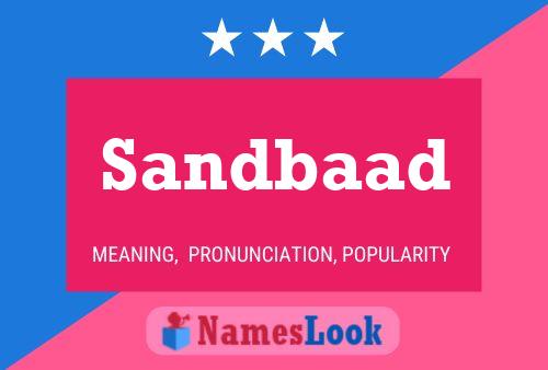 Sandbaad Name Poster