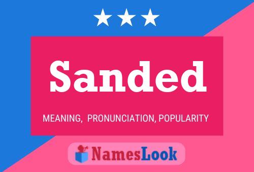 Sanded Name Poster