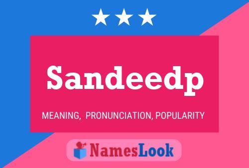 Sandeedp Name Poster