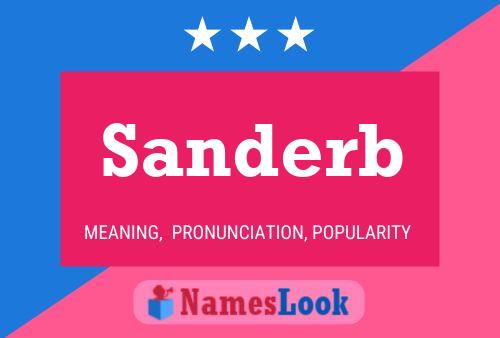 Sanderb Name Poster