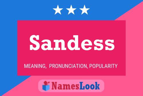 Sandess Name Poster