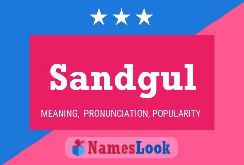 Sandgul Name Poster