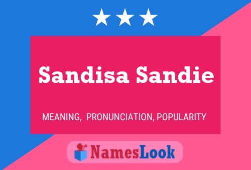 Sandisa Sandie Name Poster